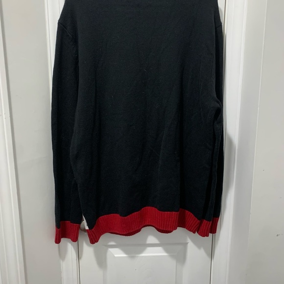 Ugly Christmas Sweater Black Polar Bear Sweater - Picture 2 of 4